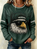 Women'S Football Print Casual Sweatshirt
