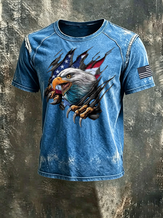 Men'S 250th Anniversary  Casual  Short Sleeved T-Shirt