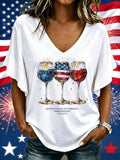 American Flag 250th  Casual T-shirt