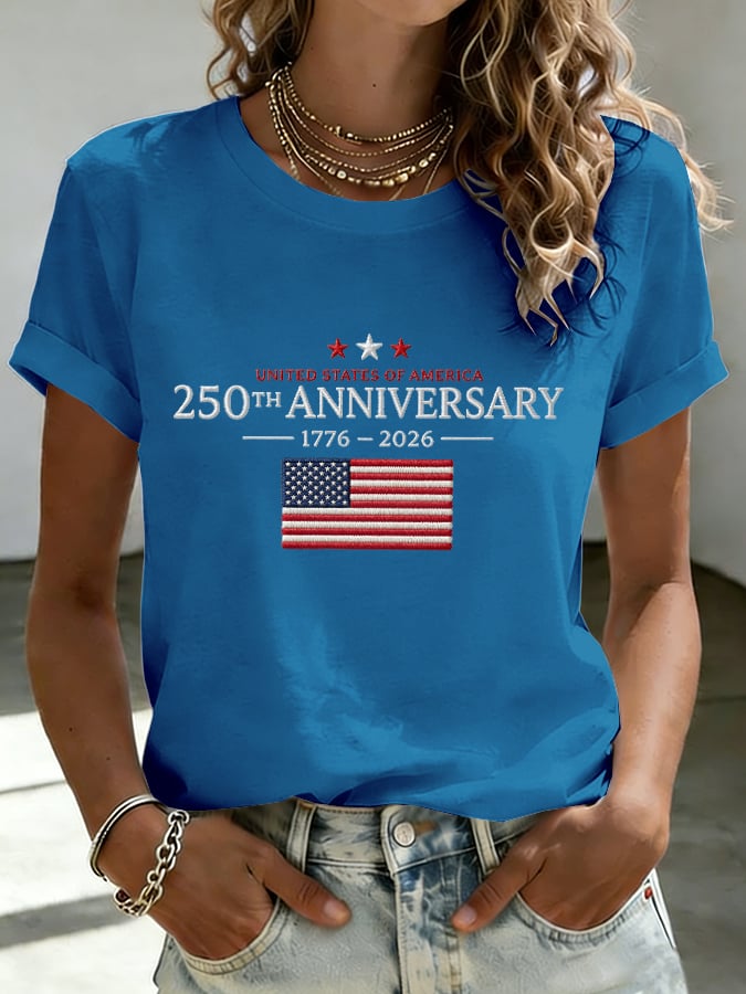 Women's Casual U.S. 250th Anniversary T-Shirt