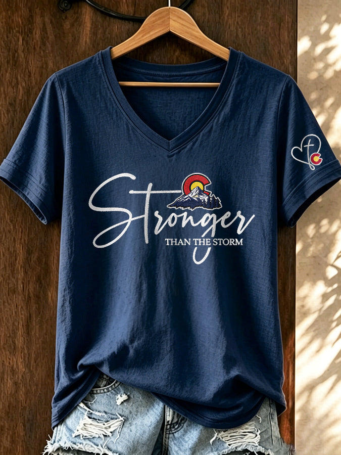 Women'S Casual Colorado Strong T-Shirt