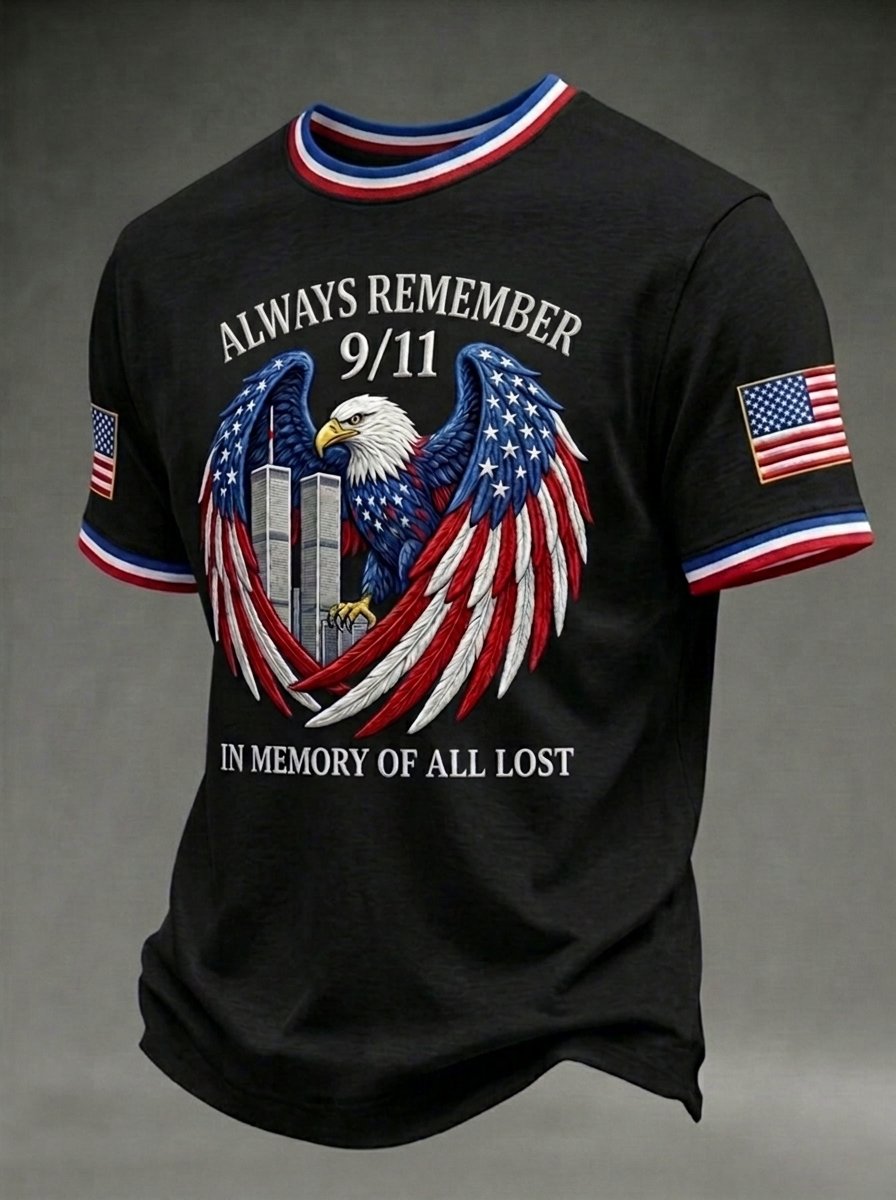 Men's 911 Memorial Graphic Short-Sleeve T-Shirt