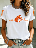 Women'S Casual Football Tie Dye Sports T-Shirt