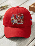 Unisex 250th anniversary Printed Washed Hat