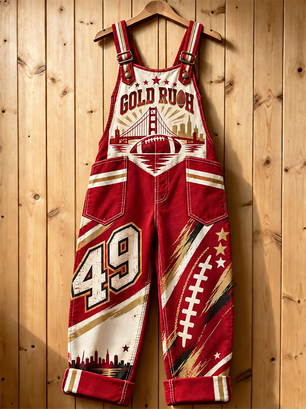 Women'S Football Enthusiasts Support Sports Overalls