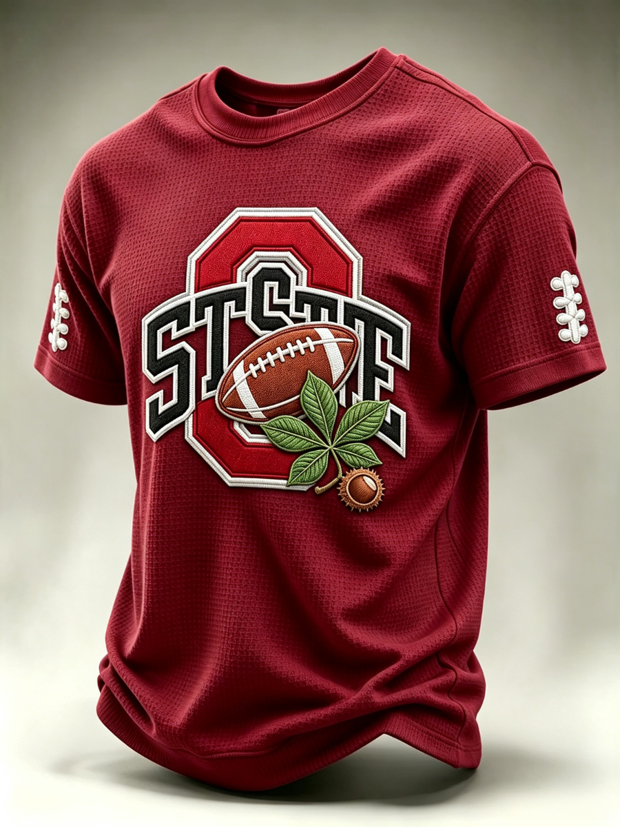 Men's Football Fan Waffle T-Shirt