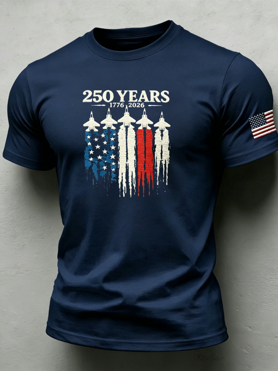 Men's 250Th Anniversary Printed T-Shirt