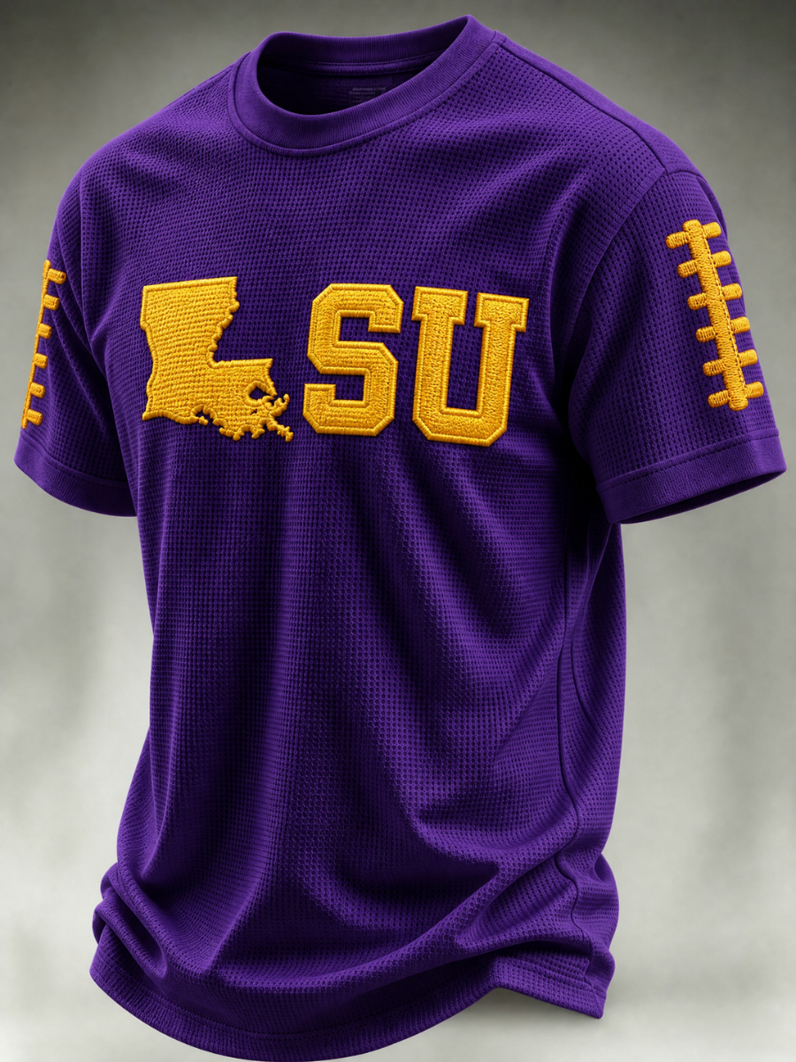 Men's Football Fan Waffle T-Shirt