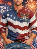Men's 250th Anniversary Casual Long Sleeve T-shirt