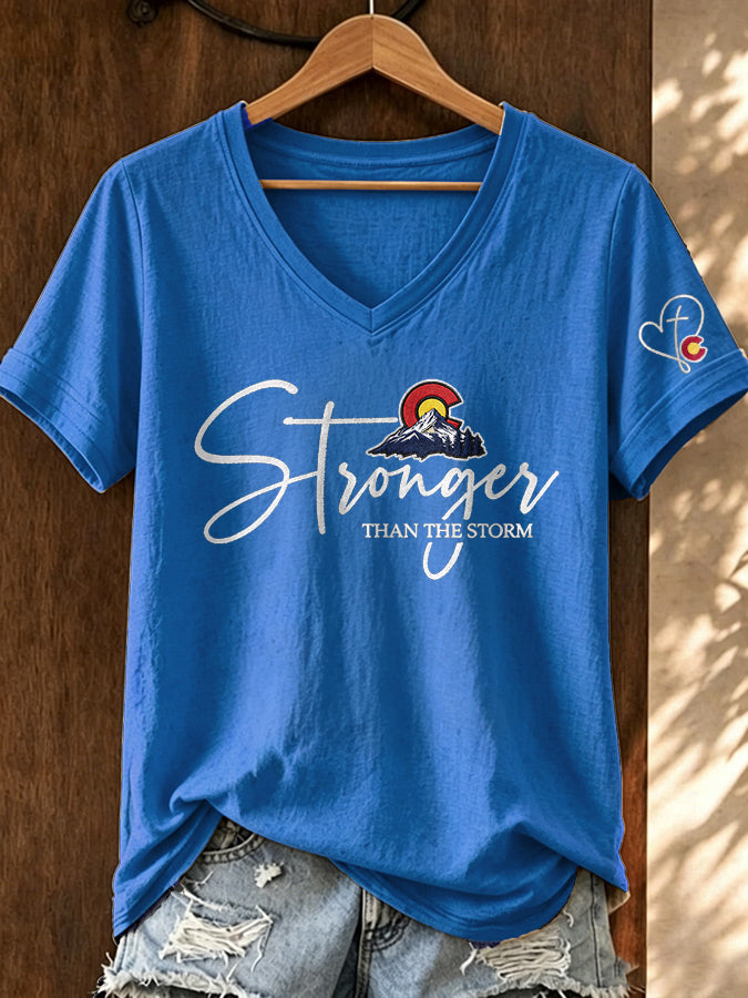 Women'S Casual Colorado Strong T-Shirt
