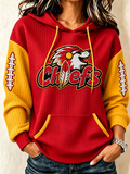 Women's Football Print Sweatshirt