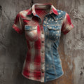 Women's 250th Anniversary Printed Plaid Shirt
