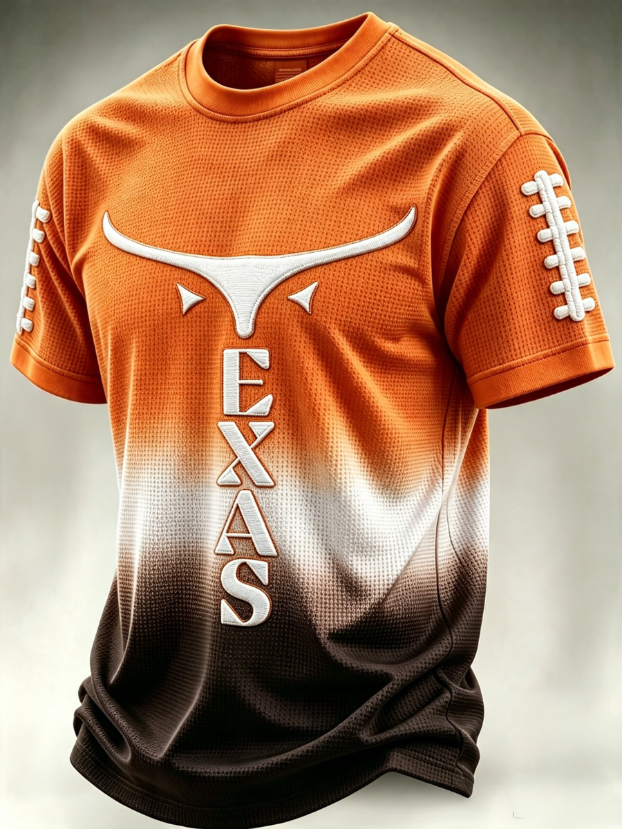 Men's Football Fan Waffle T-Shirt