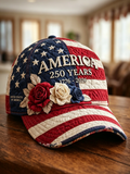 Unisex 250Th Anniversary Printed Baseball Hat
