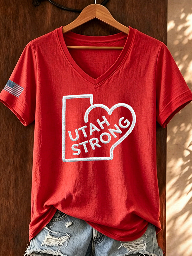 Retro Utah Strong Utah Wildfire Prayer T-Shirt