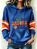 Women's Football Print Sweatshirt
