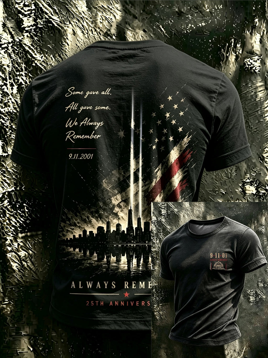 Men's 9/11 Memorial Graphic Top
