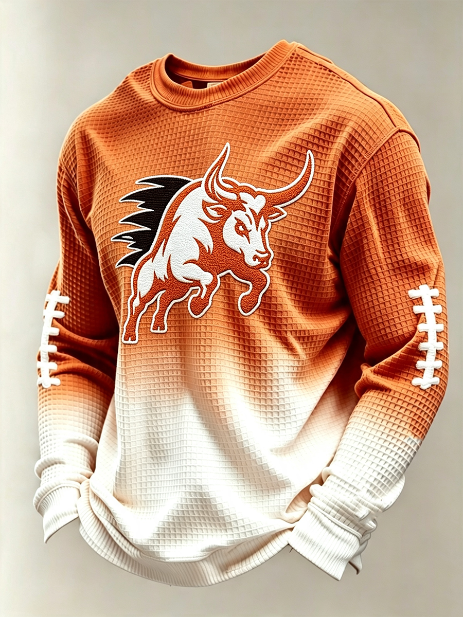 Men'S Rugby Printed Waffle T-Shirt
