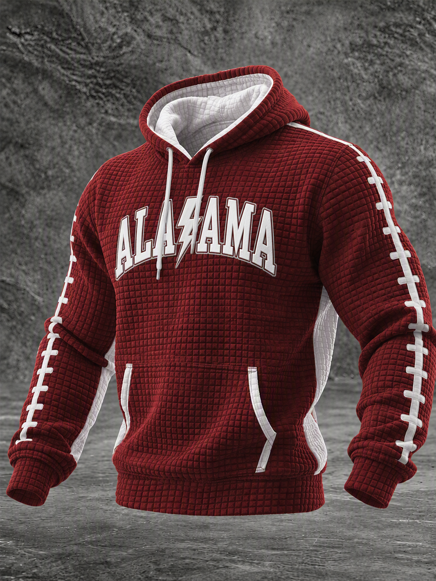 Men'S football Printed Casual Hoodie