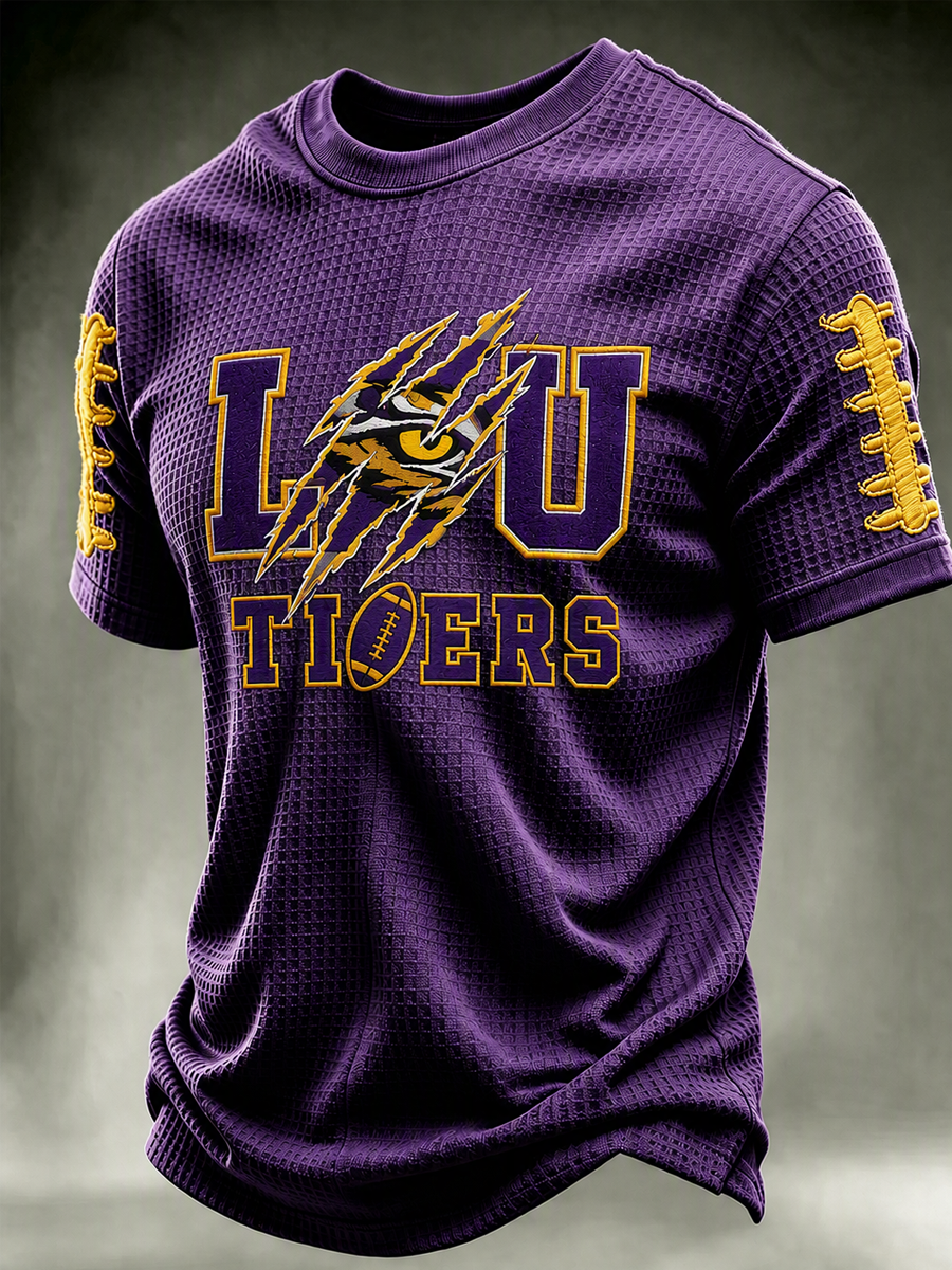 Men's Football Fan Waffle T-Shirt