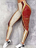 Women's American Football Printed Tights