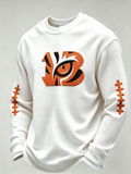 Men's Football Printed Waffle T-Shirt