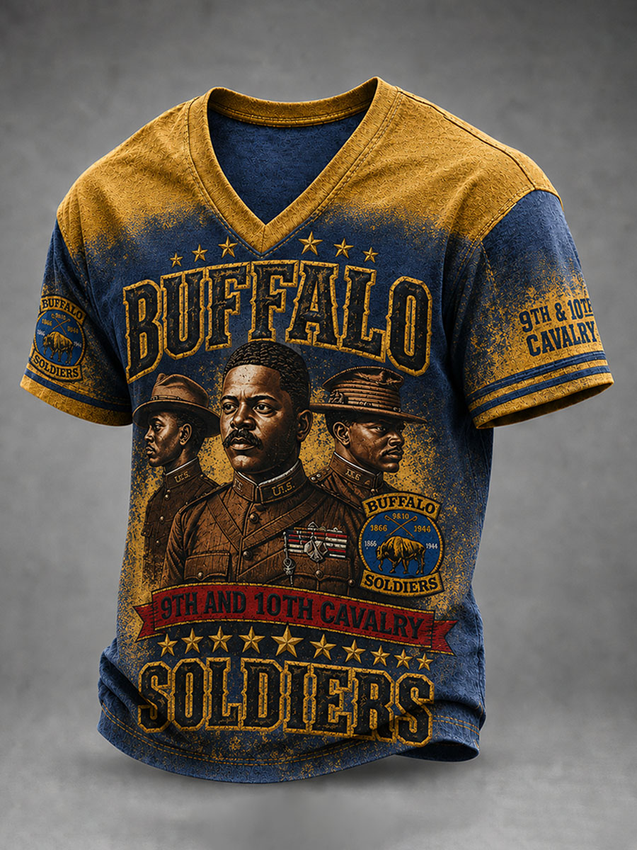 American Vintage Buffalo Soldiers 9th & 10th Cavalry T-Shirt