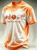 Men's Football Print Waffle T-Shirt