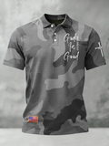 Men's 250Th Anniversary Of The USA Creative Print Short-Sleeve Polo Shirt