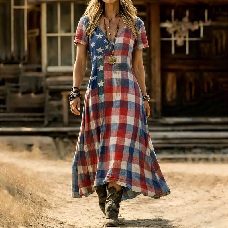 Women's 250th Anniversary Print Casual Dress