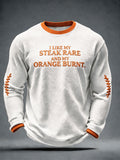 Men's American football long sleeved T-shirt