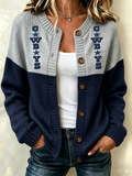 Women'S Football Print Waffle  Top