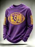 Men's Football Printed Waffle T-Shirt