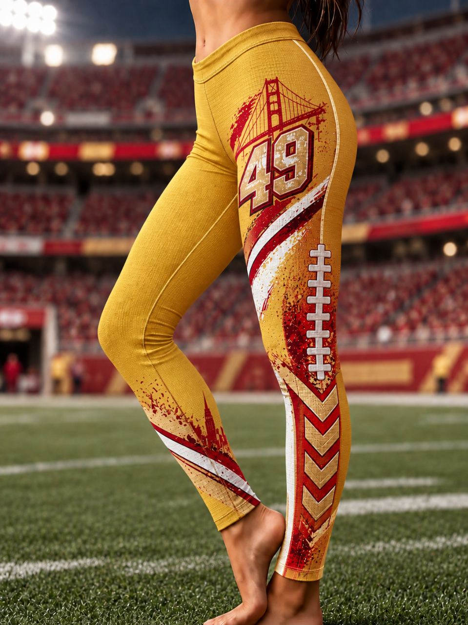 Women'S Football Sports Leggings
