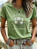 Women's Casual Colorado T-shirt