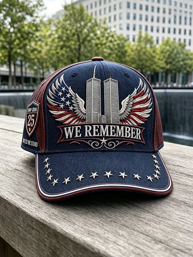 Unisex We Will Never Forget 9 11 Print Baseball Cap