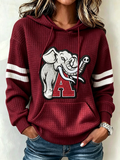 Women's Football Print Sweatshirt