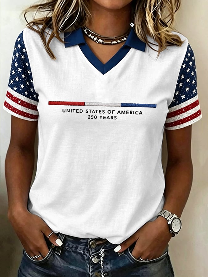 Women's United States 250TH Anniversary Print Shirt