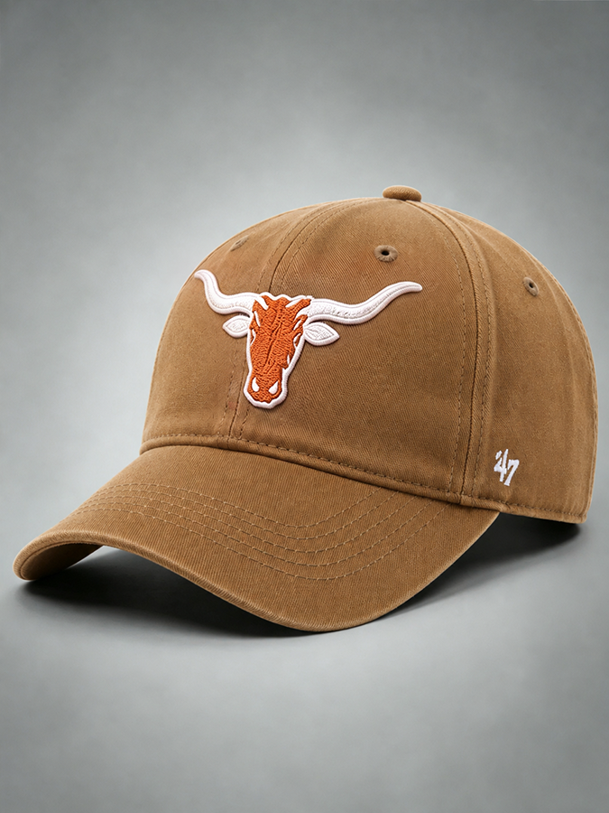 Unisex Rugby Print Washed Duckbill Cap