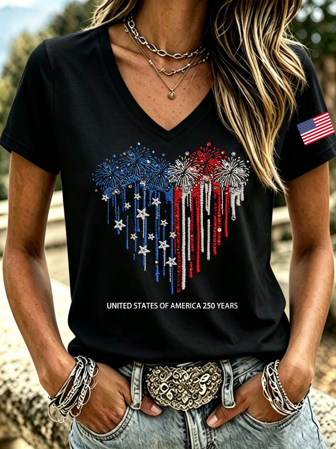Women's 250th Anniversary Printed T-Shirt