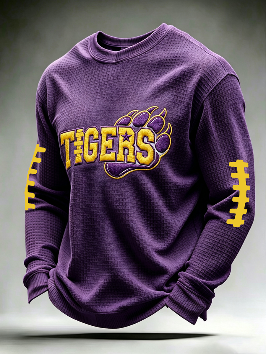 Men'S Rugby Printed Waffle T-Shirt