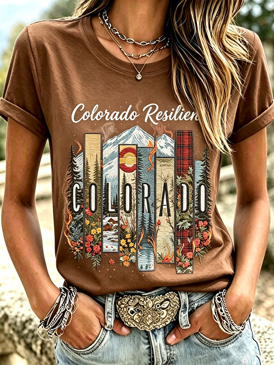 Women'S Colorado Resilient  Casual T-Shirt