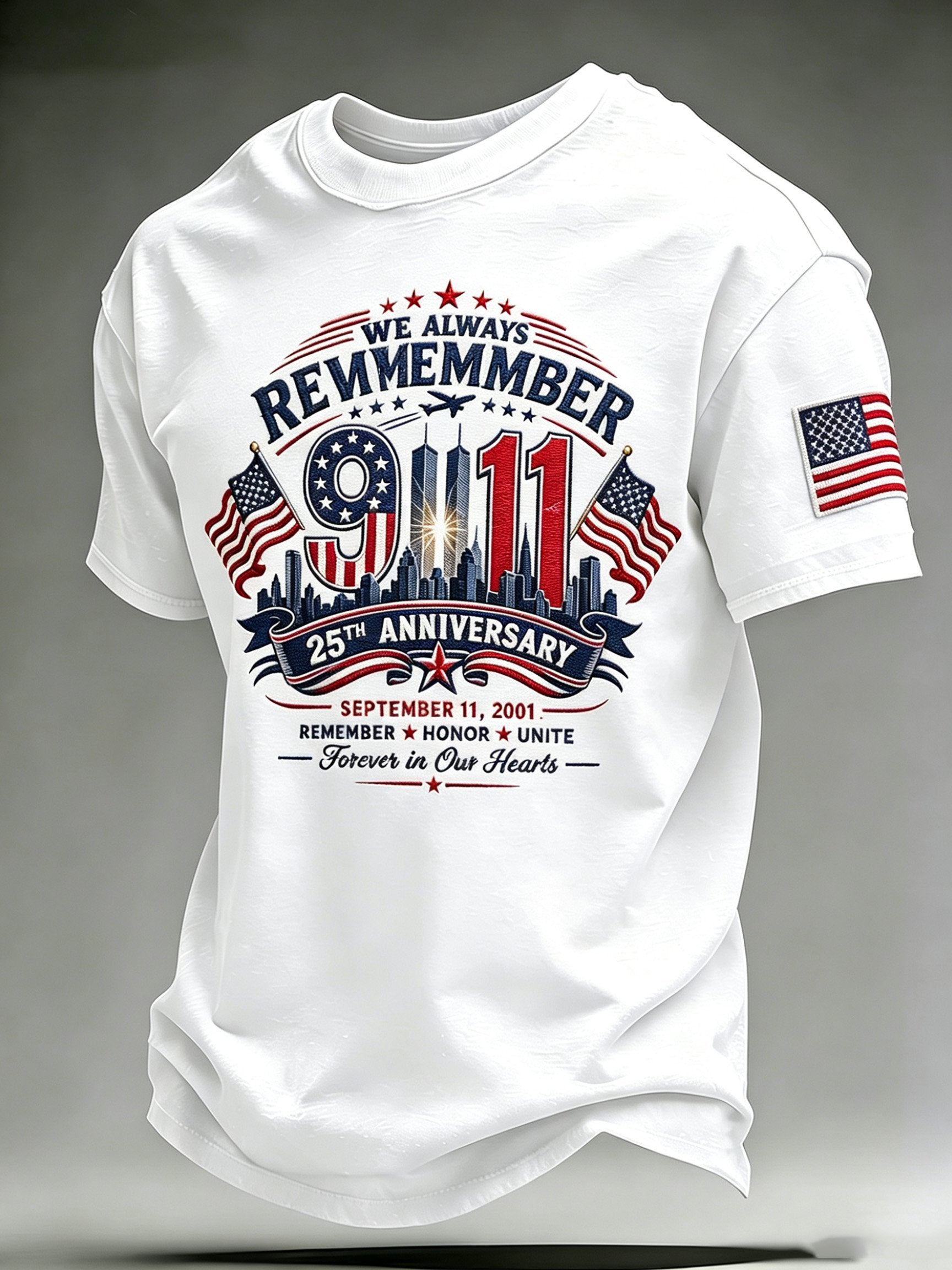 Men's 9/11 Memorial Graphic Top