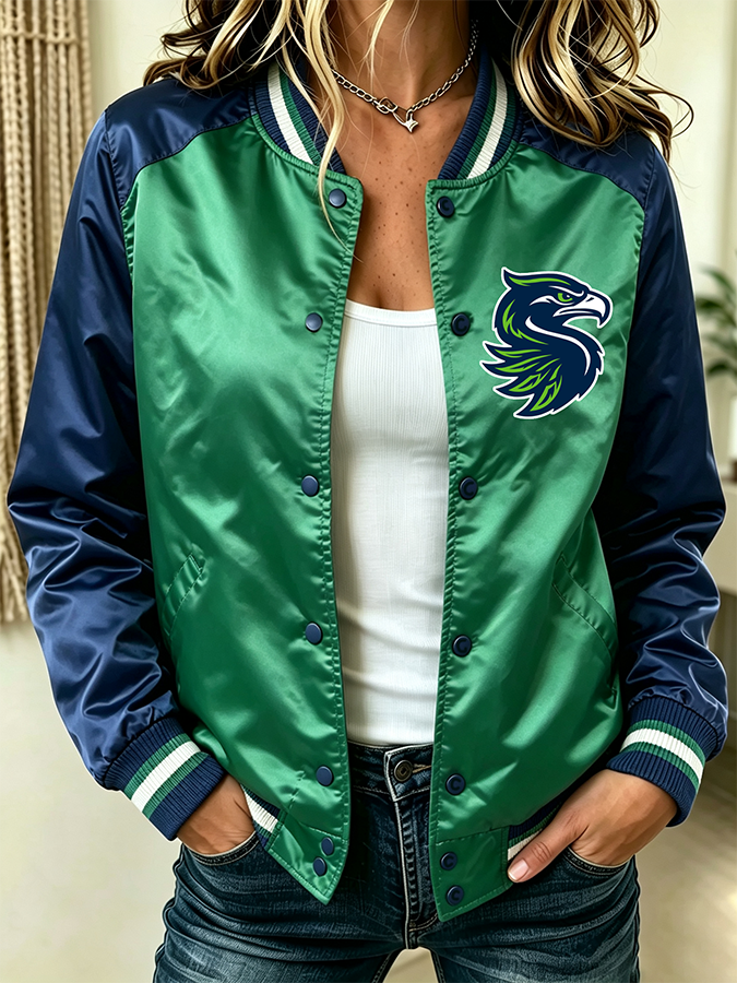 Women'S Retro Football Printed Top