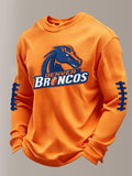 Men'S Football  Printed Waffle T-Shirt