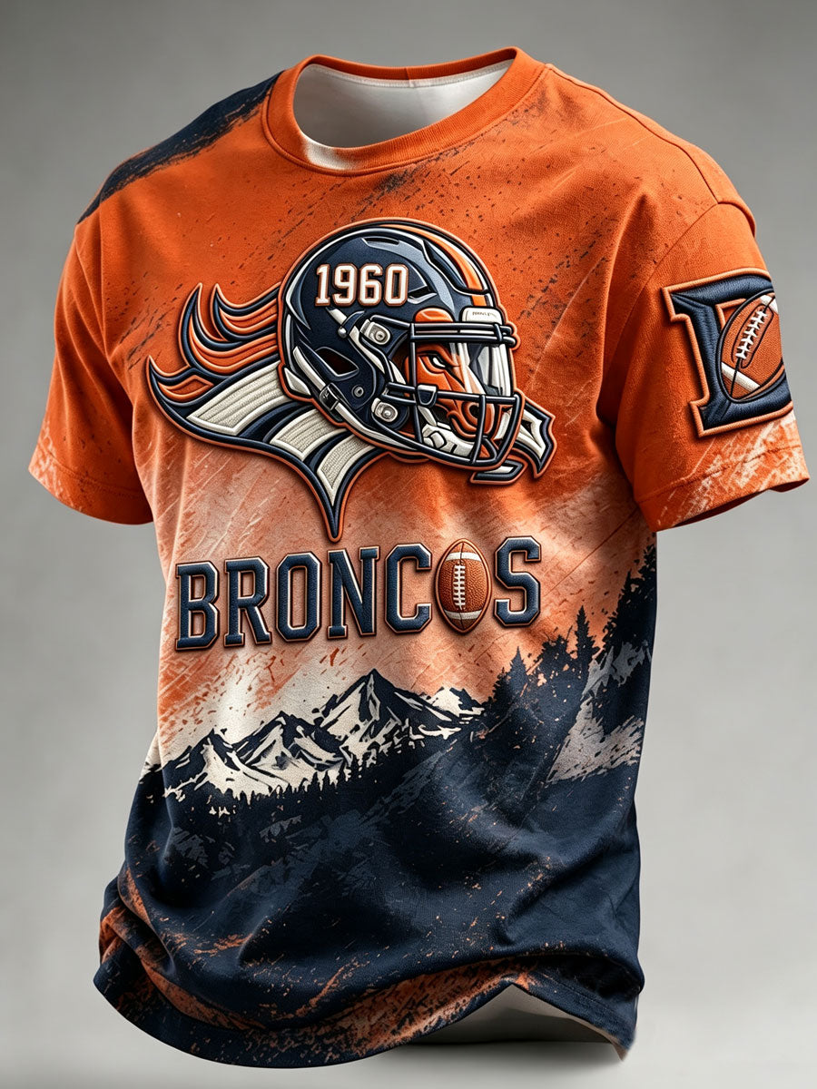 Men'S Football Fan Waffle T-Shirt