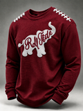 Men's Rugby Pattern Waffle T-shirt