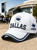 Neutral football printed casual hat