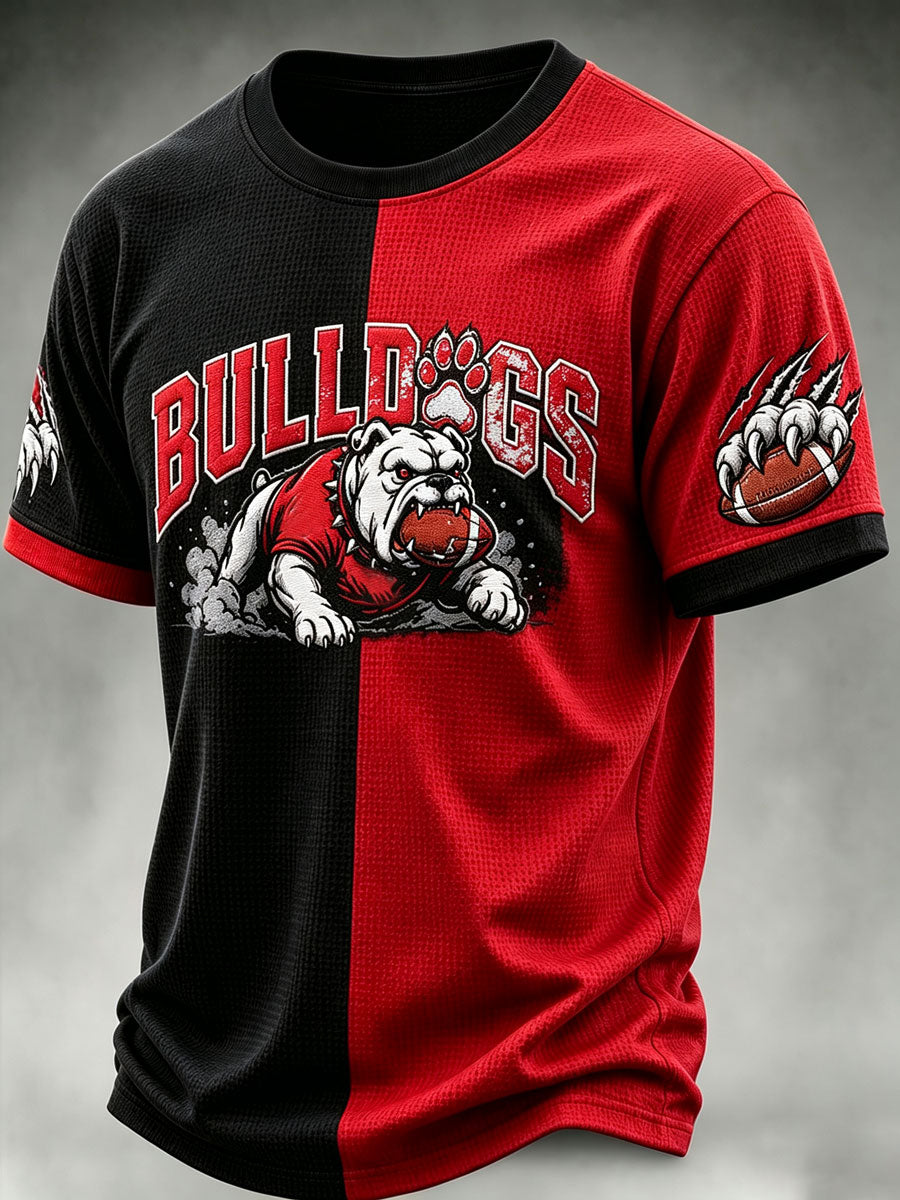 Men'S Football Fan Waffle T-Shirt