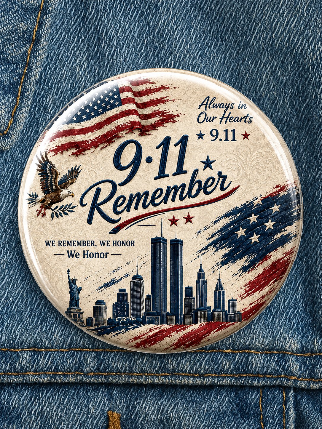 9/11 Commemorative Badge